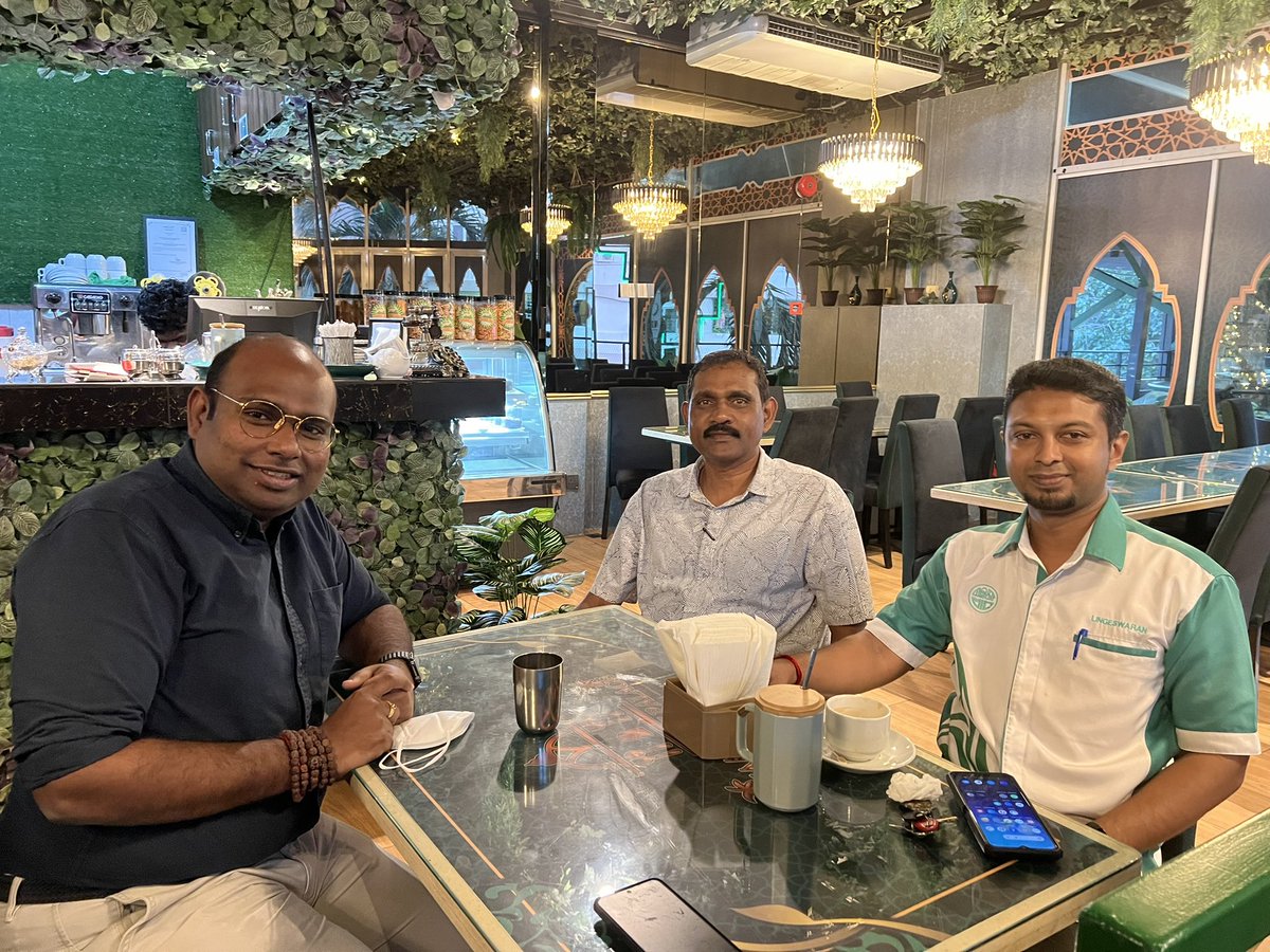 KishvaComms's tweet photo. Minum petang bersama Tuan Manimaran, Ketua Bahagian Sungai Siput &amp; Lingesh, War Room MIC. 

#TSV #KA #TeamPuteraMIC #TeamTSVKA https://t.co/YkyUBji4l2