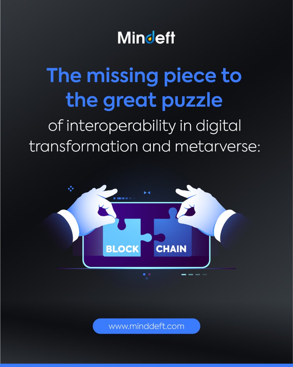 Minddeft's tweet photo. #Blockchain is not just an individual technology. 

It's the key to successful implementation of numerous emerging technologies. 

#emergingtech #technology #blockchainprojects #BlockchainMetaverse https://t.co/DCBHaEtfG2