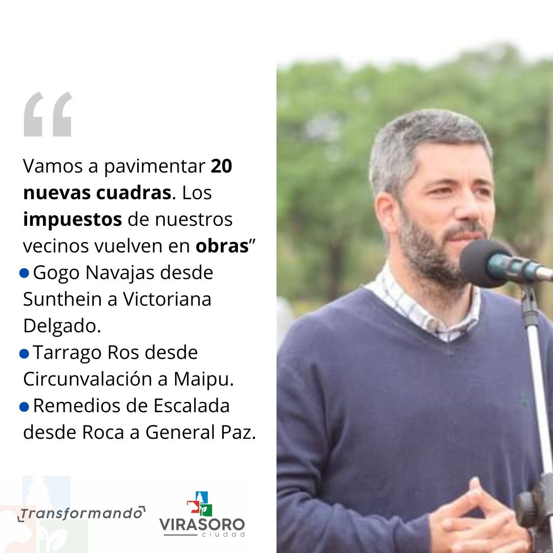 NicandroGalarza's tweet photo. Más obras para Virasoro. 
Termino la campaña política y las obras siguen. 
@emilianofr2022 
#Virasoromunicipalidad
#Transformandovirasoro https://t.co/yTkBn2w2iC