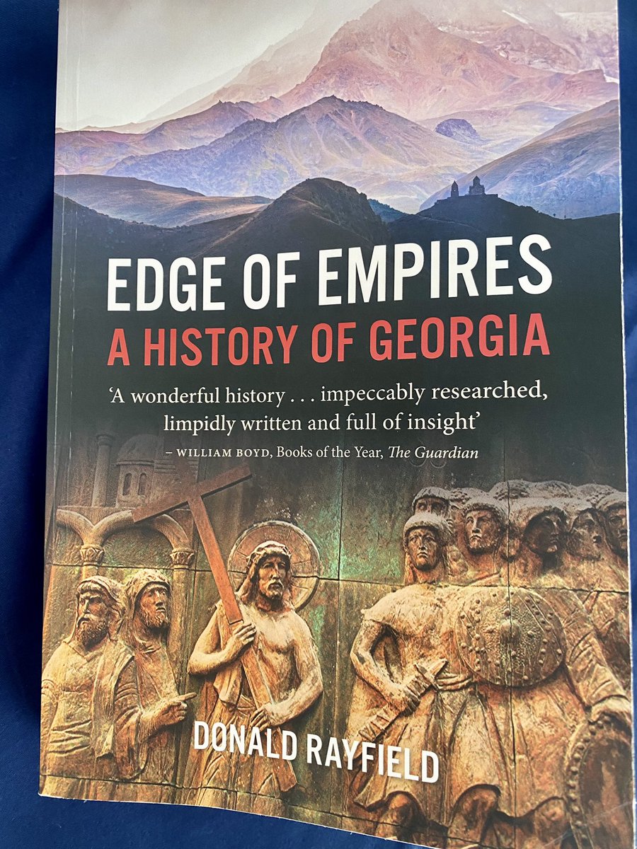 Reading this fascinating, exceptionally well researched, if a little dense, book on Georgia. What an incredible country.