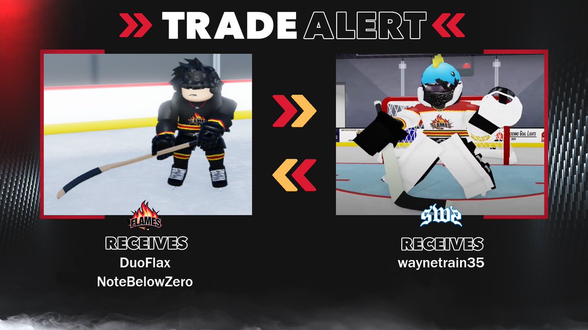 BMHLFlames's tweet photo. Big swaps. https://t.co/LsxUpXWGjK