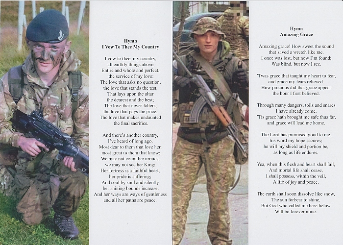 nantwichnews's tweet photo. NANTWICH: Family and friends pay respects @stmarysnantwich funeral of Church Minshull soldier Jordan Gatley, killed in Ukraine https://t.co/d0VjsWAiSW https://t.co/jmN96TSWce