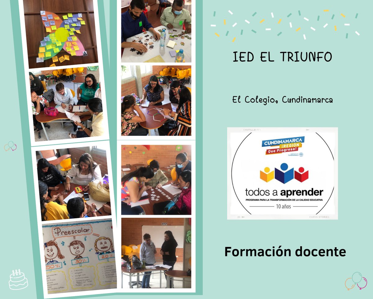 NatisFeliciano's tweet photo. IED El Triunfo, municipio El Colegio, Cundinamarca, comprometidos con la educación #PTAsaludaAlMinistroAGaviria #PTAterritorioDeCambioPazyVerdad @agaviria  @PTA_Colombia  @Mineducacion https://t.co/RVXFboheDN