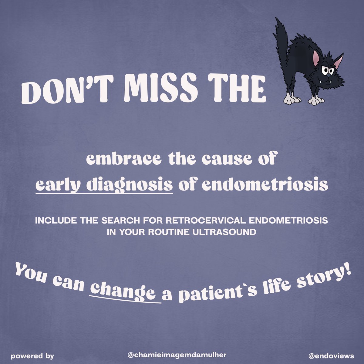 lucianachamiec1's tweet photo. Embrace the cause of the early diagnosis of endometriosis! Include the search for DE in your routine TVS! @endoviews @izabelapfranco @WendalineVB @PriyankaJhaMD @ScottWYoungMD @FeldmanMyra @LiinaPoder @phyllisglanc @yvettegroszmann @KhoRosanne @ShuchiRodgers @MathewLeonardi https://t.co/Z427P0E7gk