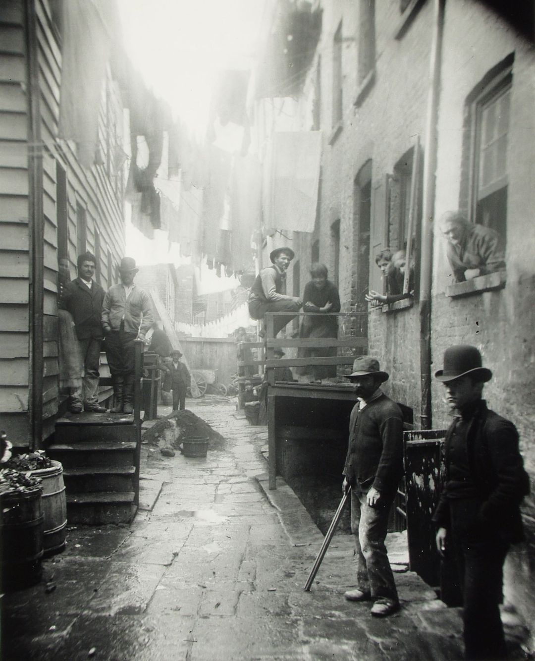 History Defined on Twitter "59 ½ Mulberry Street, a back alley in