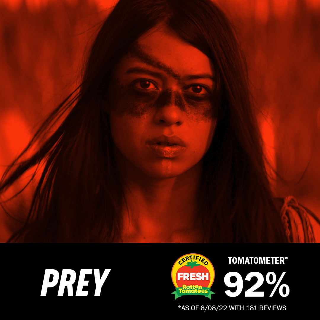 Prey's Rotten Tomatoes Score is Way Better Than Any Other Predator Movie