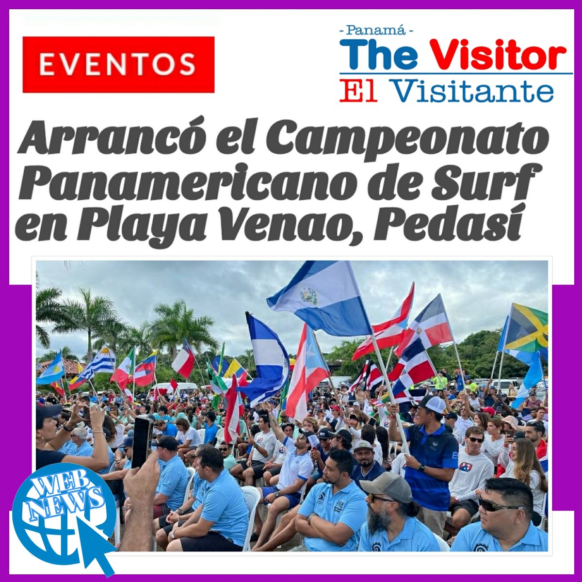 Descubre todo acerca de este importante campeonato de Surf aquí:
thevisitorpanama.net/esp/2022/08/08…
El Turismo Más Cerca de Usted

<a href="/IvanEskildsen/">Ivan Eskildsen</a> <a href="/surfingpanama/">Surf panama</a> <a href="/PanamaSurfingG/">Panama Surfing Guide</a> <a href="/TBS_GerryD/">The Breakfast Show with Gerry D</a> <a href="/Augybuay/">Augusto Velásquez Ortiz</a> <a href="/PanamaCamtur/">Camtur Camara Nacional de Turismo.</a> <a href="/Yazmin021/">Yazmín</a> <a href="/MunicipioPedasi/">Municipio de Pedasi</a> <a href="/visitapedasi/">Visita Pedasi</a>