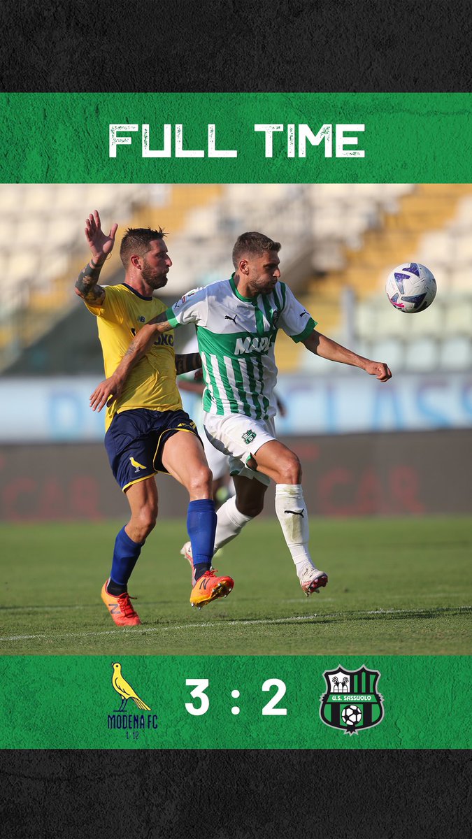 Modena 3-2 Sassuolo, Goals and Highlights: 1st Knockout Round