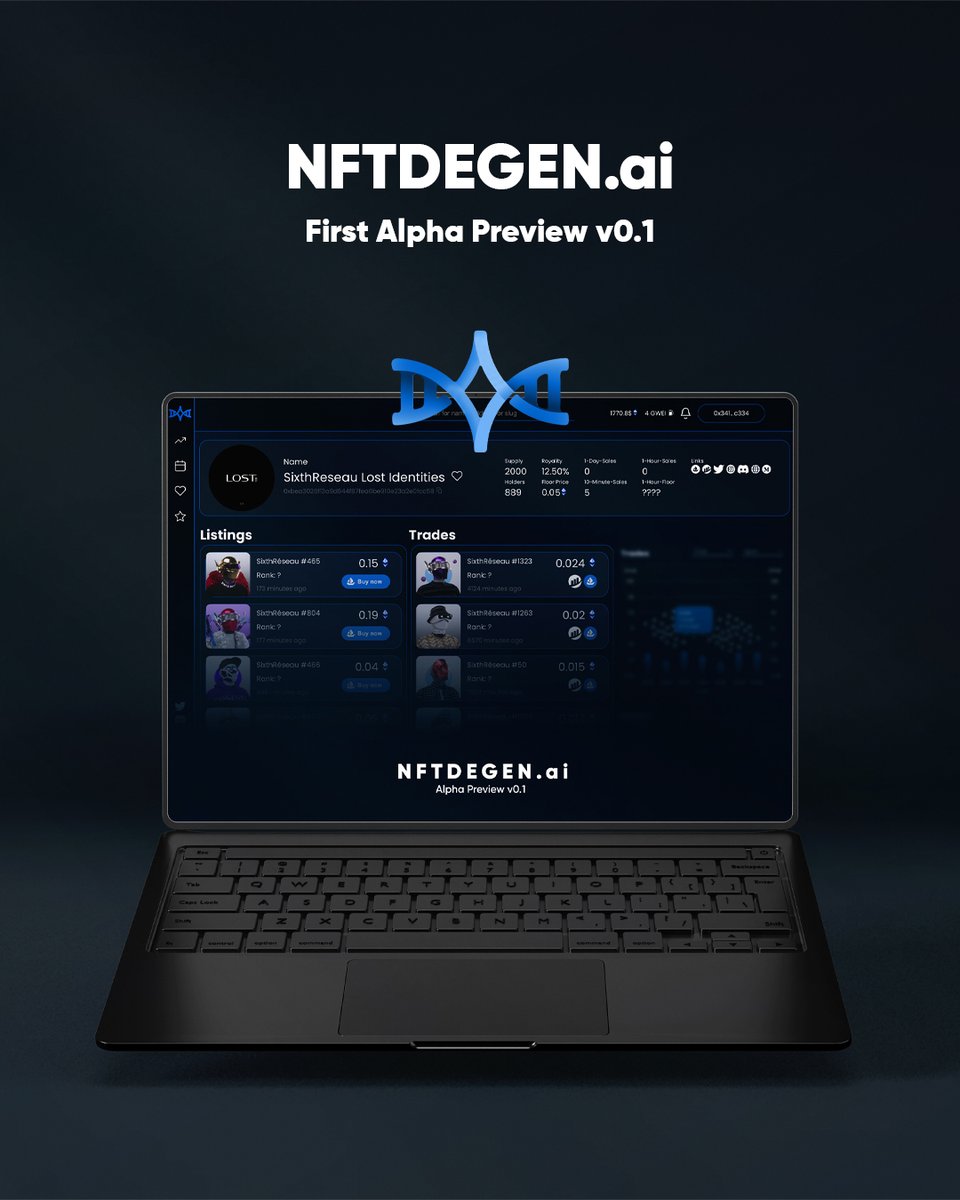 nftdegenai's tweet image. Our first live sneak preview. More Coming soon 🧬

Follow us to stay updated.