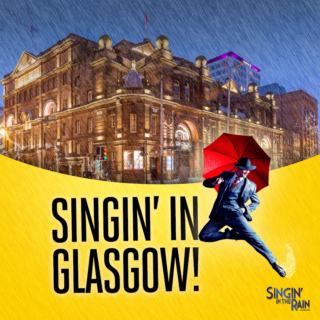 SINGIN' IN THE RAIN (@intherainsocial) on Twitter photo Are you ready to sing and dance in the rain with us Glasgow?💦
You have until Saturday to join us <a href="/KingsandRoyal/">The King's Theatre & Theatre Royal</a> - we're set to make a SPLASH!
🎟️ ow.ly/4CaO50Kf9PZ Are you ready to sing and dance in the rain with us Glasgow?💦
You have until Saturday to join us <a href="/KingsandRoyal/">The King's Theatre & Theatre Royal</a> - we're set to make a SPLASH!
🎟️ ow.ly/4CaO50Kf9PZ