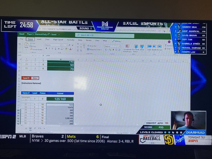 davidturru's tweet photo. La Venganza de los Godinez

En ESPN transmiten el "Campeonato Mundial de Excel" https://t.co/Xzgu89fSfr