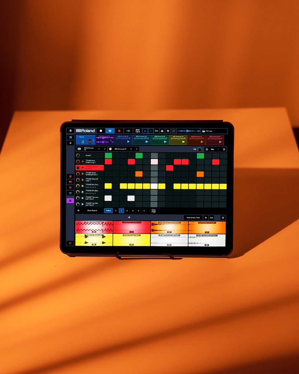 RolandZenbeats's tweet photo. Happy 808DAY 🟥🟧🟨⬜️ from #Zenbeats!
 Join us in celebrating the drum machine that changed music forever by tagging your 808 sounds, photos, videos and stories with #808DAY! https://t.co/afJmHJOl5h