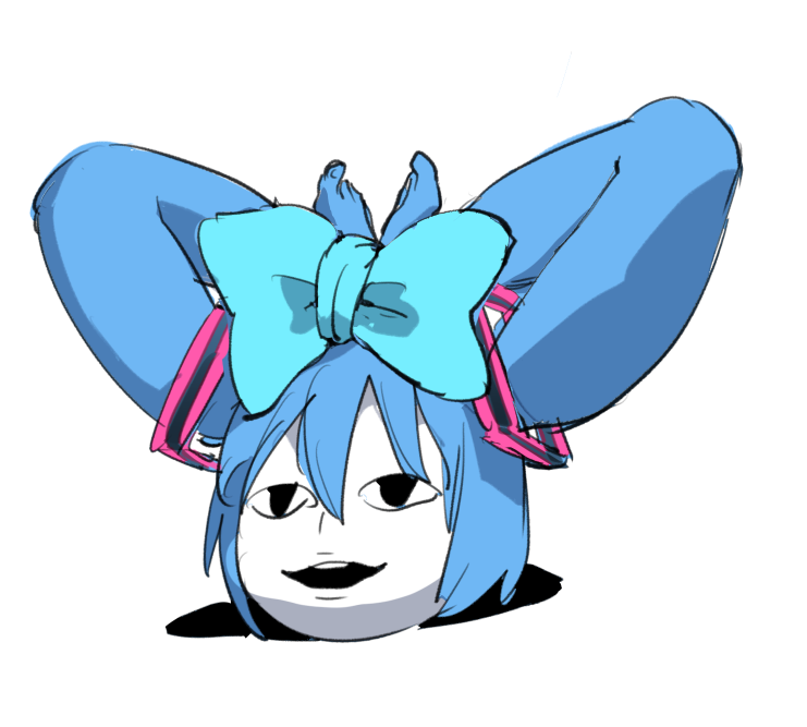 hatsune miku bow hair bow no humans white background solo blue bow simple background  illustration images