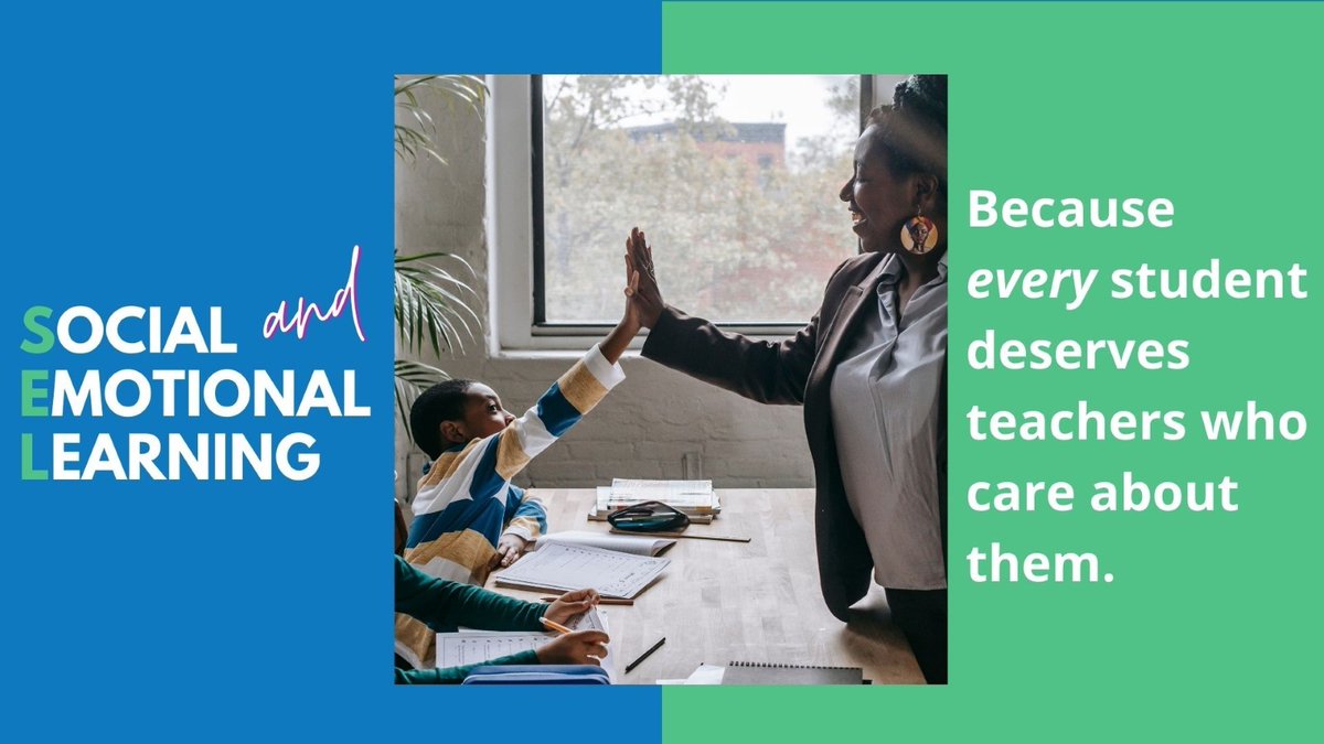 Picture a classroom where your child is ready to learn because they trust their teacher, know they’re cared about, &amp; feel comfortable asking for help. Social &amp; emotional learning (#SEL) helps make that classroom a reality. ow.ly/ltCr50KbESG