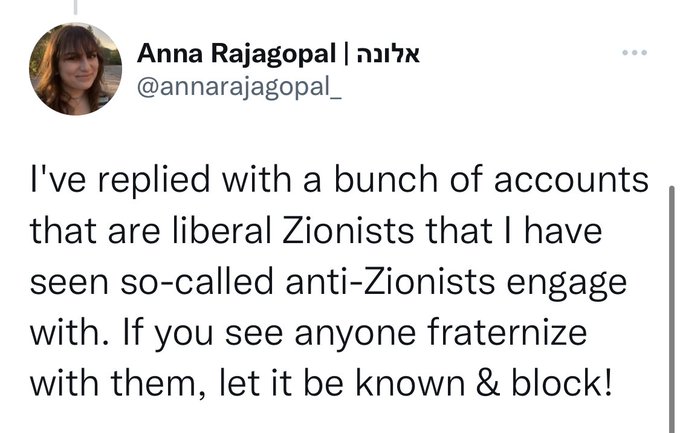 The wait is over - Anna Rajagopal&rsquo;s favorite Jwitter Zionists roundup is here! Did you make the list<a href="/tag/slay"class="tags"><span>#slay</span></a>