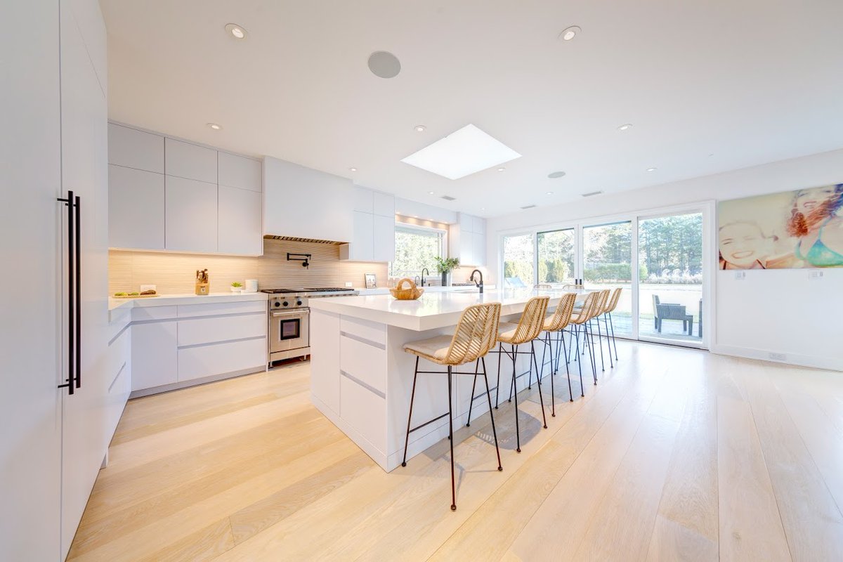 If you have the luxury of bathing your space in natural light, the choices your make in materials and layout will go a long way to maximizing the impact. You can go natural with wood tones or make a statement with a dramatic color scheme. #design 
leichtwestchester.com