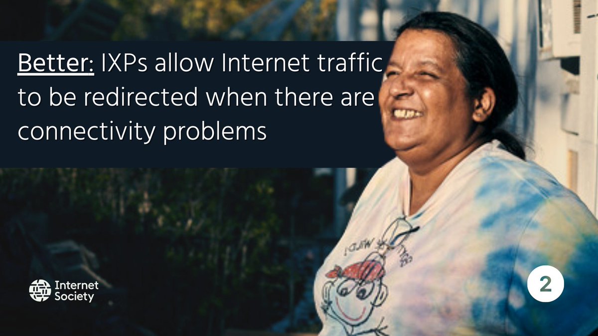 internetsociety's tweet photo. #IXPs are vital to the Internet 🌐. But what are their benefits? 🤔
👉 Share it with a friend #IXP #Peering #GrowInternet https://t.co/lgJZBgGCvq