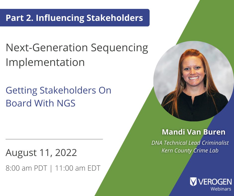 How do you convince your partners to start a new project, such as bringing on a new technology? Mandi Van Buren will share how she works with investigators, the DA, and her laboratory staff to validate NGS.
hubs.ly/Q01jmk200

#forensicDNA #forensicscientist #forensicscience