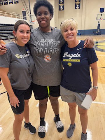 I want to thank coach Hancock and coach Reilly for the invite to wingate’s basketball camp. I had an amazing time there.