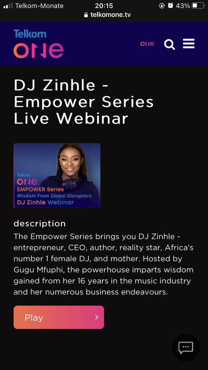 YoliswaZi's tweet photo. One thing about MaJiyane? She’s a hard working woman this one ! I’m taking notes @DJZinhle @lasizwe #EmpowerSeries, @TelkomOne #TelkomOne https://t.co/sQ7I6xpN4l