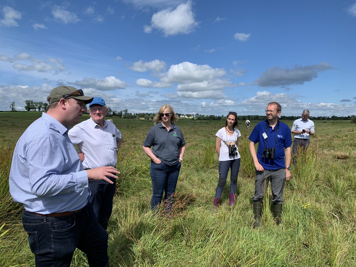 JBAMartin's tweet photo. Great to be out on Lough Erne today with @RSPBNI, @LoughErneLP, @UlsterWildlife &amp; @daera_ni. Great talks from @longhair_nature, @Smc5, @JPinnick84, @peddyrmac &amp; site visit from @LepusNI. Great partnership in action &amp; looking ahead to new Agri policy #Nature #Climate https://t.co/Z2QvcBKdEC