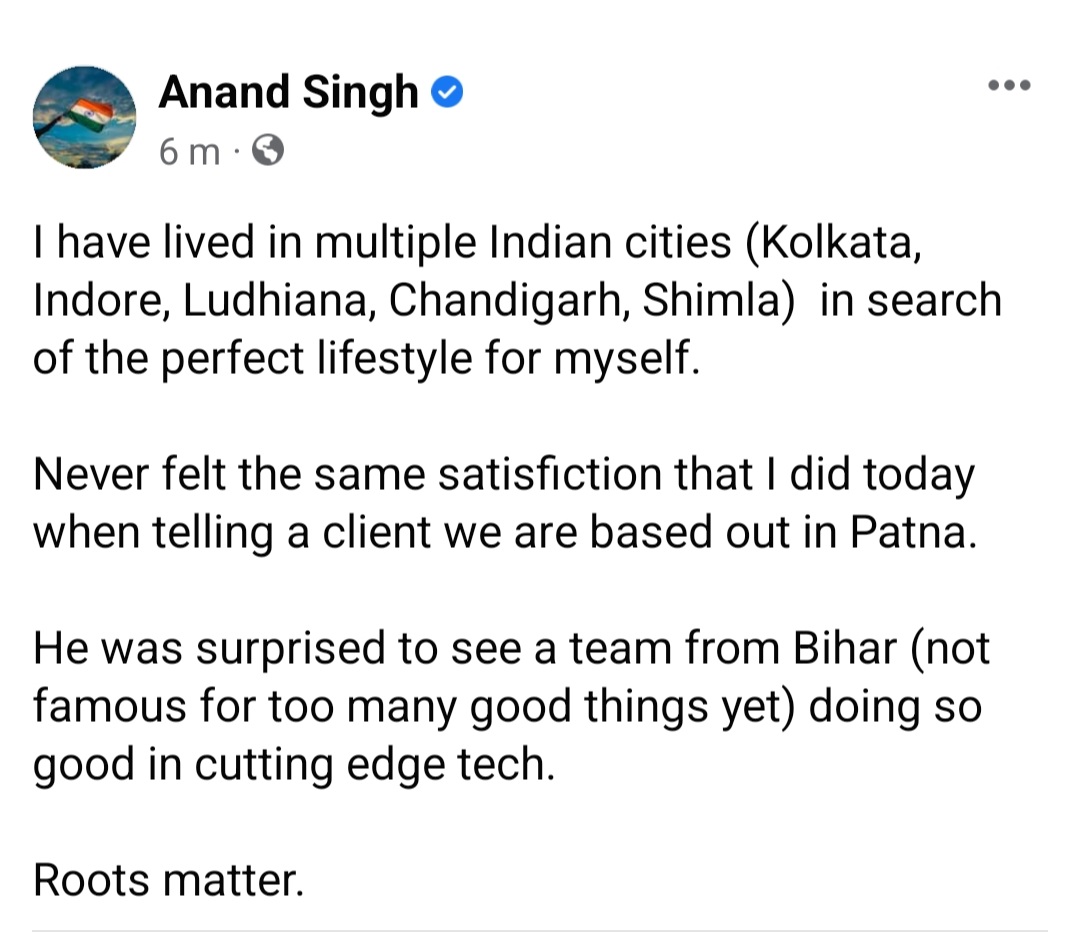 sudoanand's tweet image. Roots matter 🚀