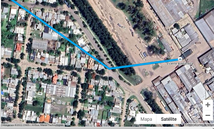pude encontrar la ruta que hizo el aparato y al parecer estaría en la zona de la fabrica Vicentín. Desde portería me dicen que no hay nada en objetos perdidos y que por la cantidad de camiones que transcurrieron por el lugar no sabrían darme mas información.  (sigue)