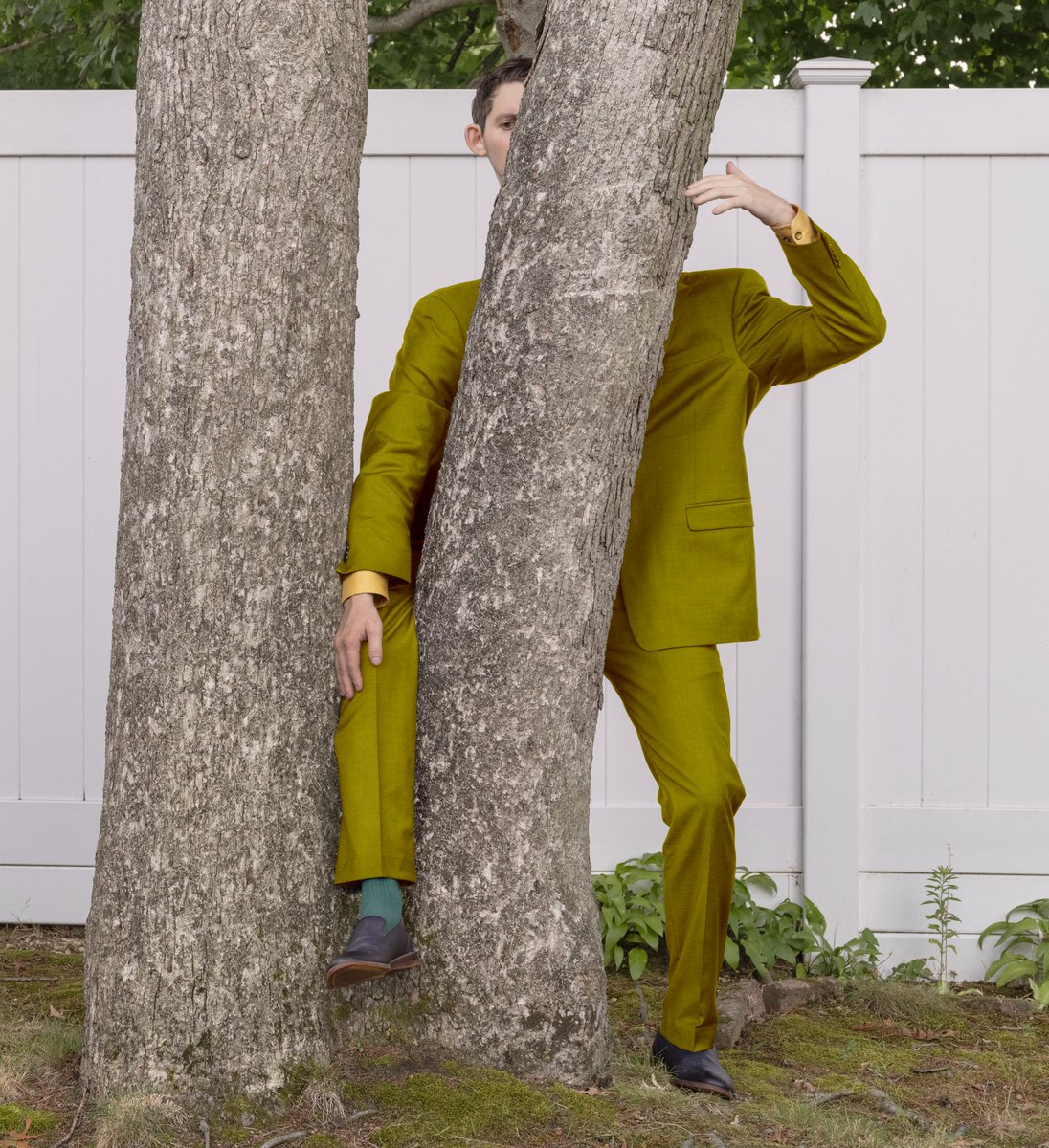 Check the backyard. I think I left something