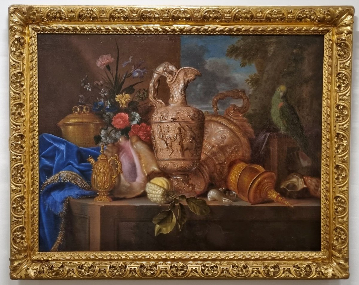 chassespleen13's tweet photo. Collection du XVIIe s. du @museegranet avec :
L'adoration des bergers et la fuite en Égypte par Pierre Louis #Cretey
Joueur de guitare par Jean #Daret
Aiguières, fleurs, coquillages et perroquet sur fond de paysage par Meiffren #Comte https://t.co/UdcIqBhKVW