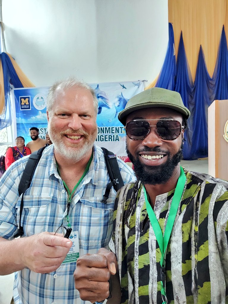 king_lega's tweet photo. Punching with Dr. Peter @knoop at the just ended @COESSING at the @UnilagNigeria

We will be incorporating #ArcGIS into our work at @PlasticPunchGH in the monitoring of marine debris &amp; #Citizenscience activities.

#COESSING is a @UNOceanDecade endorsed program #SDGs 🌊🅿️🤛🏽 #KL https://t.co/M7RVhBaVFg