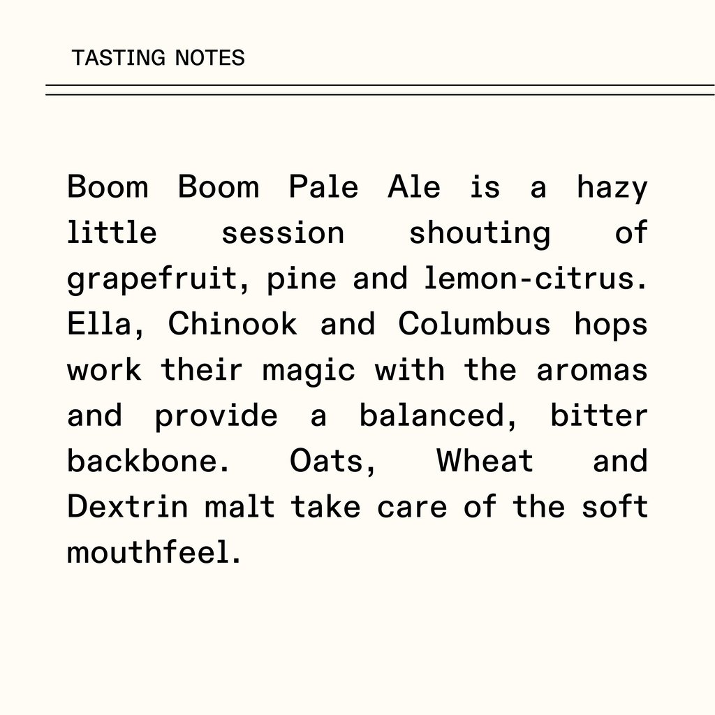 BOOM BOOM💥

A hazy little session pale from <a href="/OneMileEnd/">OME</a> coming your way, shouting of grapefruit, pine and lemon-citrus. 

Who's in? Start your free trial this week and get your first bottle on us👇

l8r.it/DUS2