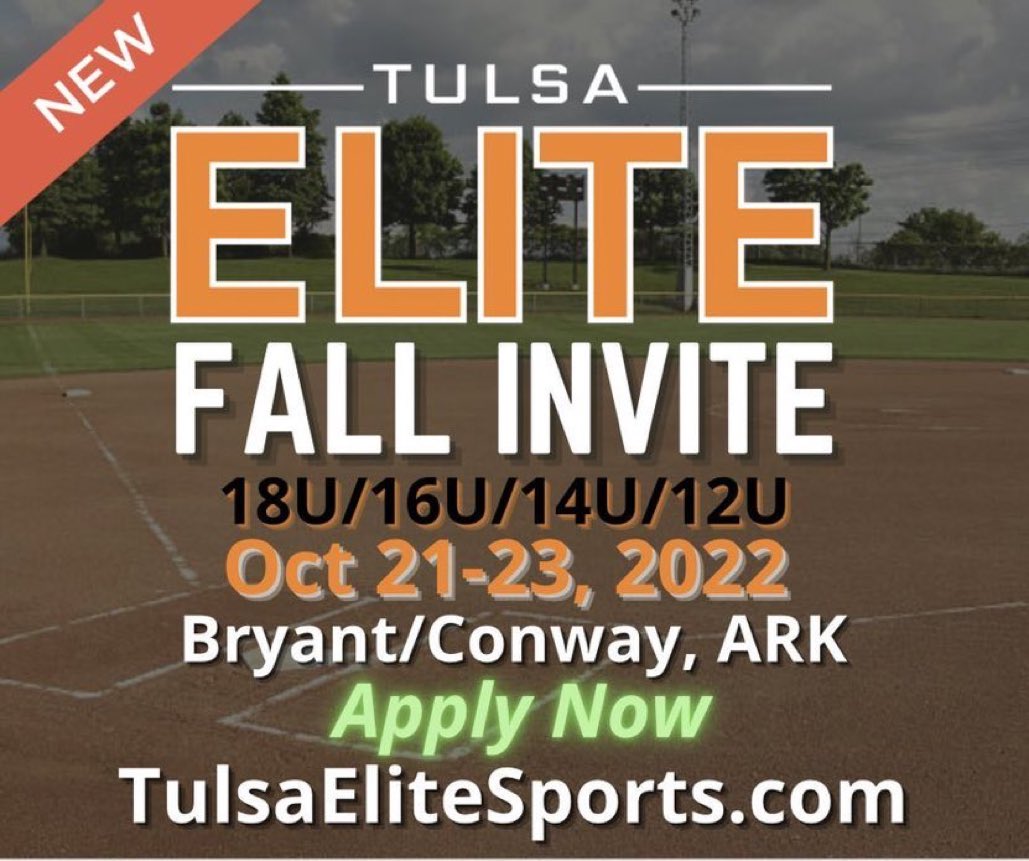 Tulsa Elite Sports on Twitter "Tulsa Elite Fall InviteNOctober 2123