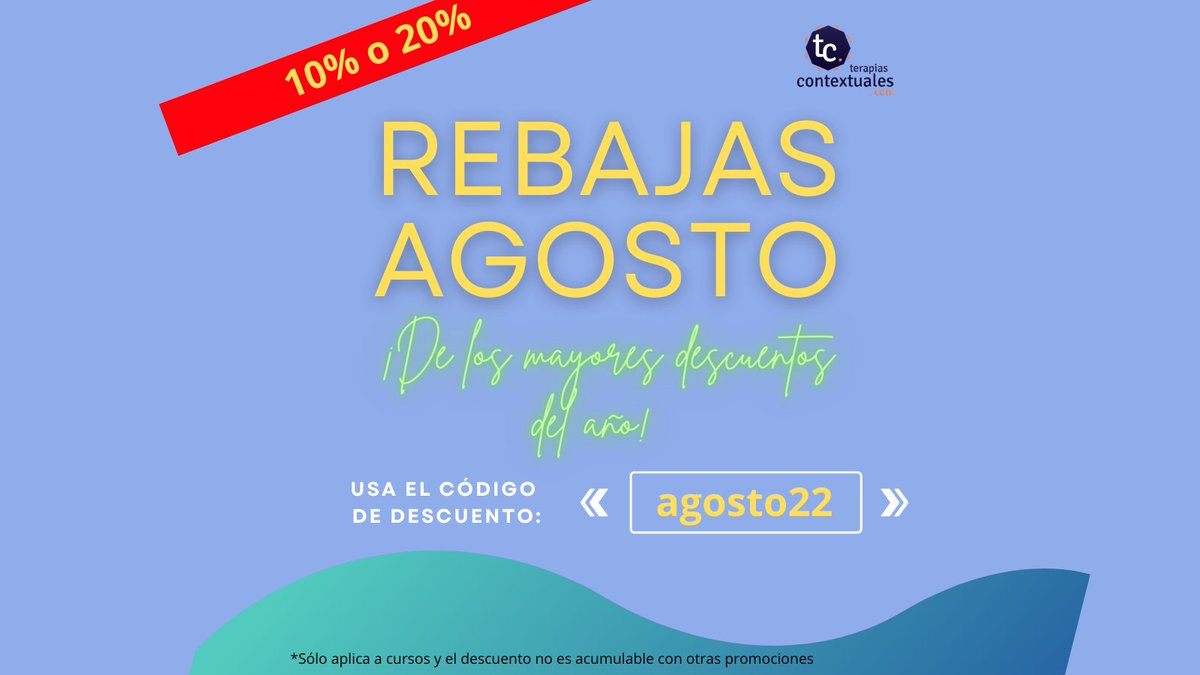 TerContextuales's tweet photo. Nosotros siempre os traemos "premios" y por eso este mes tenemos la mejor oferta, un 10% de descuento en nuestros cursos pequeños y un 20% en nuestro cursos grandes. Aprovecha esta oportunidad única. Código de descuento: agosto22 https://t.co/at3k7t1SUK https://t.co/pPbbQKlxpR