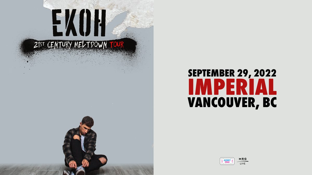 Hip-hop star <a href="/ekohmusic/">E̶K̶O̶H̶</a> brings his "heart hop" sound here on September 29th. 💕  No need to wait - tickets are on sale now in our bio!

🔗: bit.ly/3P1Gbow