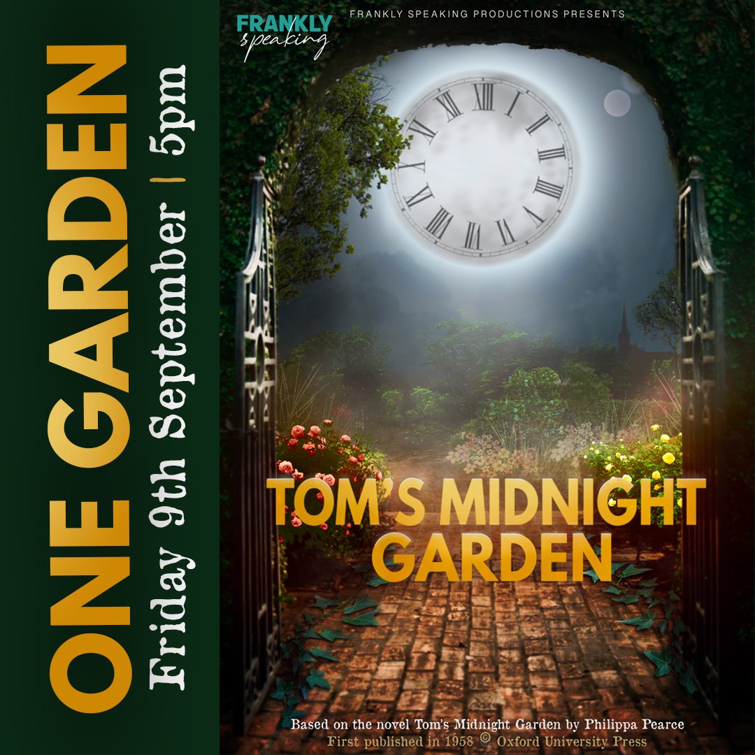 Tom’s Midnight Garden RETURNS to <a href="/OneGardenBtn/">One Garden Brighton</a> on Friday 9th September! 😍

It’s Brighton’s very own secret garden, and we loved it so much the first time round that we just had to come back. Ticket link in our bio ✨

#walledgarden #brighton #openairdance #openairtheatre