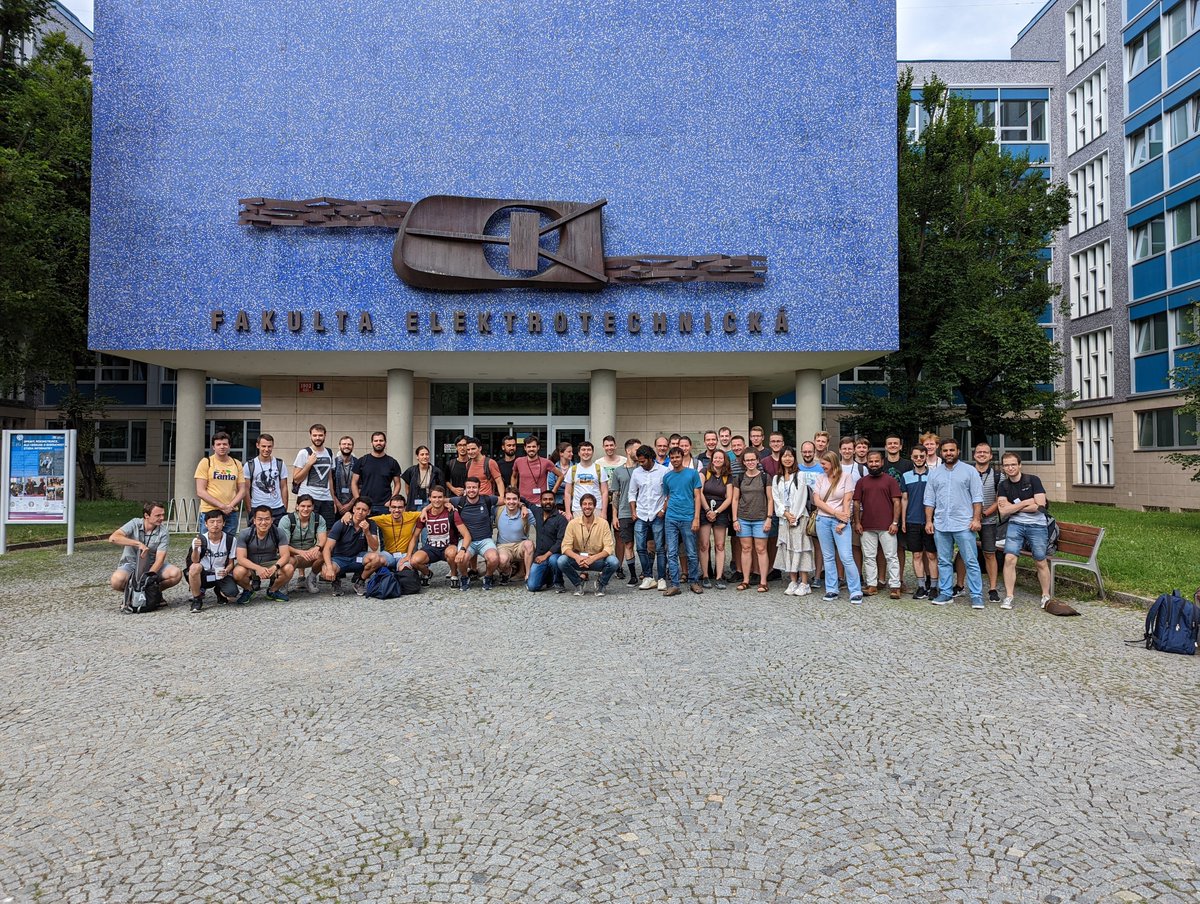 sanketsans97's tweet photo. Had a super fun (&amp; exhausting) week at #VS3 summer school in Prague in July. Also interesting conversations with @HildeKuehne @VittoFerrariCV  @ducha_aiki &amp; others on their current research.
Highly recommended :) 
#mlsummerschool #thoughtsofaphd #multimodal #3Dvision https://t.co/1295dxlW2r