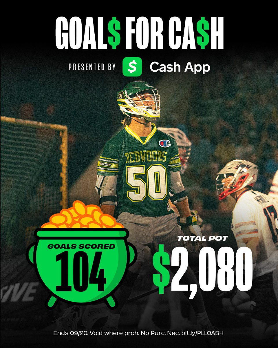 Time to win some cash! Drop your $Cashtag with #GoalsForCash and follow <a href="/CashApp/">Cash App</a> for your chance to win! 👇

104 goals this weekend means $2,080 is up for grabs!

Good luck! 💸