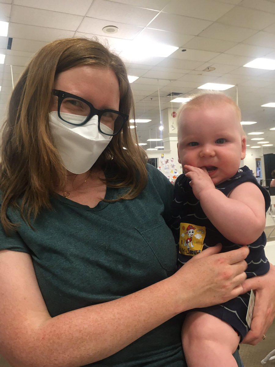 byrnep's tweet photo. Feeling grateful and relieved after getting our two under-5s vaccinated today at Limeridge. It’s been a long, anxious, 2.5 years. 

Friendly staff ✅
Cool stickers ✅
Juice boxes ✅
Science ✅ https://t.co/OFuQbjqqiQ
