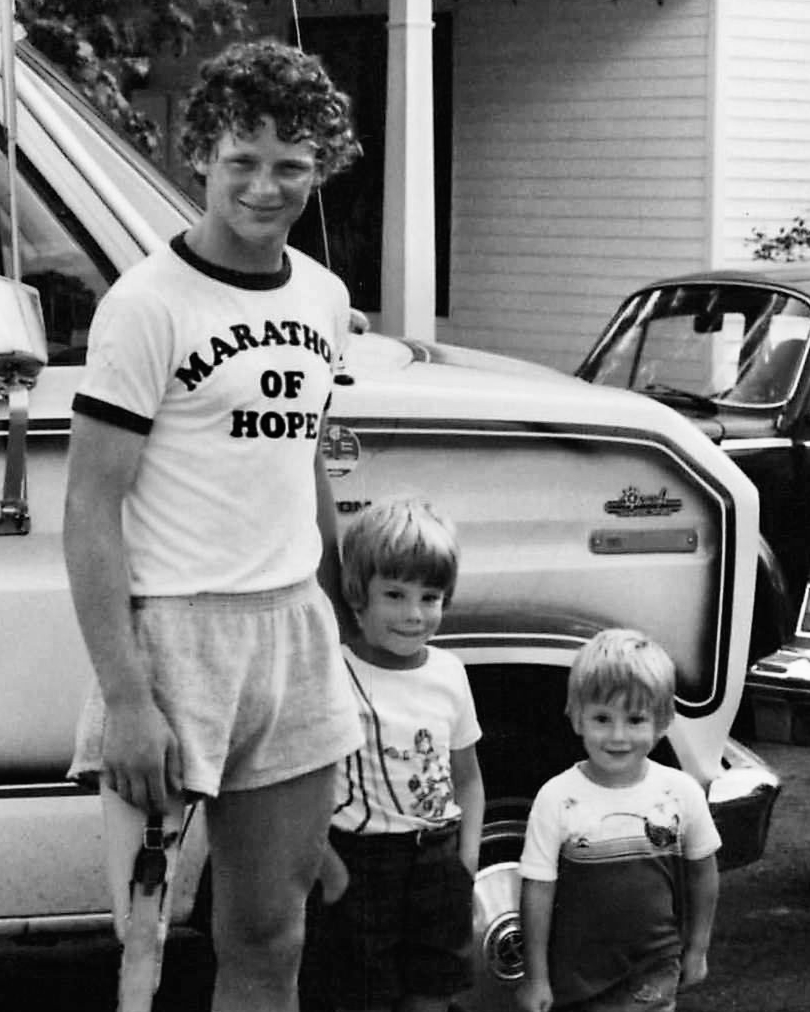 TerryFoxCanada's tweet photo. #OnThisDay – August 8, 1980 – Blind River, ON
 
“I’ve met 10 people who have the same disease as me, where I met have only met one person a few years earlier. That just shows people are living with cancer and progress is being made.”  

https://t.co/LW70MqxtKq https://t.co/ffaMHT6U2J