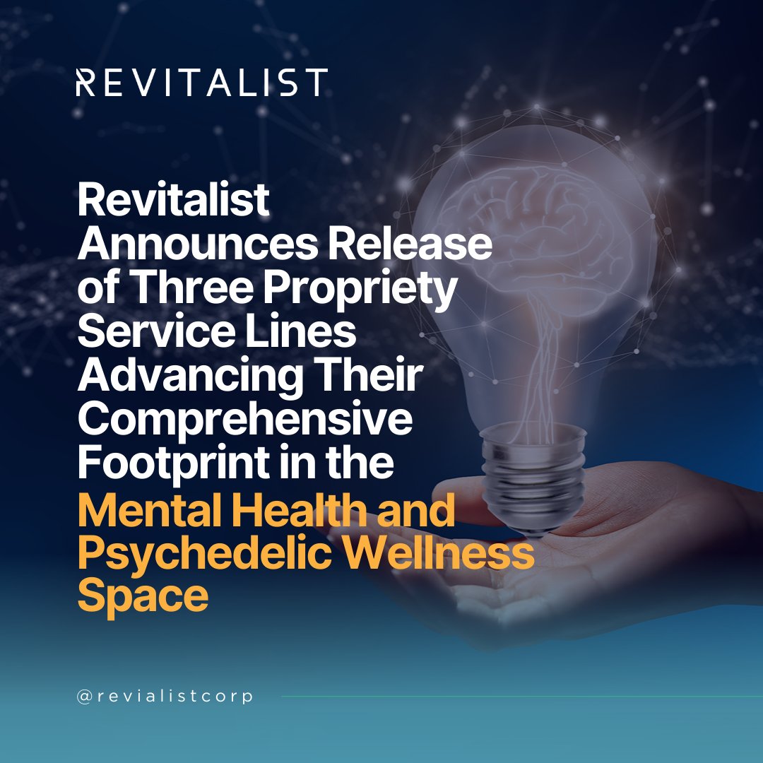 We are pleased to report the continued expansion of service lines!

Read more at revitalist.com/revitalist-ann….

#revitalist #investment #revitalistcorporate #mentalhealth #mentalhealthawareness