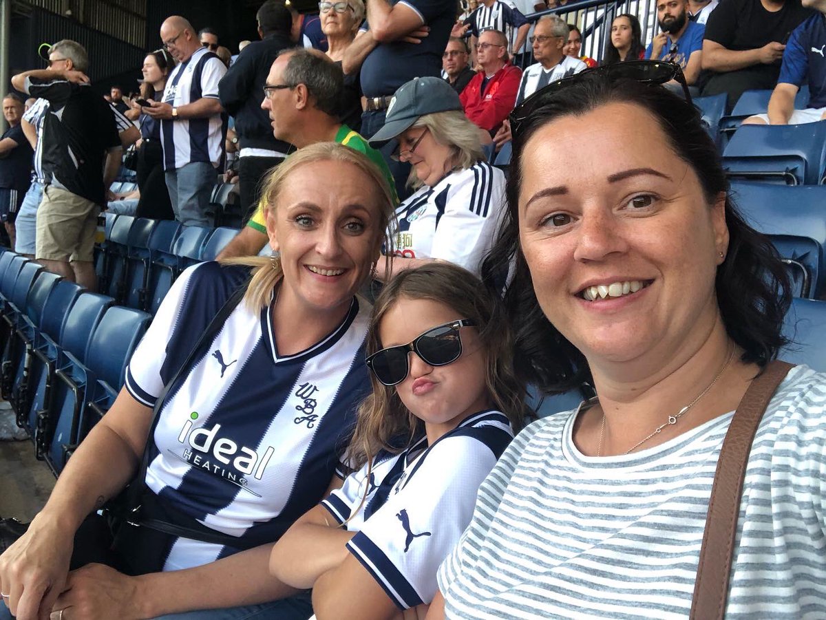 LauraMeeson's tweet photo. First home game of the season….. come on you baggies!! @ElleMeeson @WBA #coyb #wba #baggies #wbafc https://t.co/1U3baoRkf7
