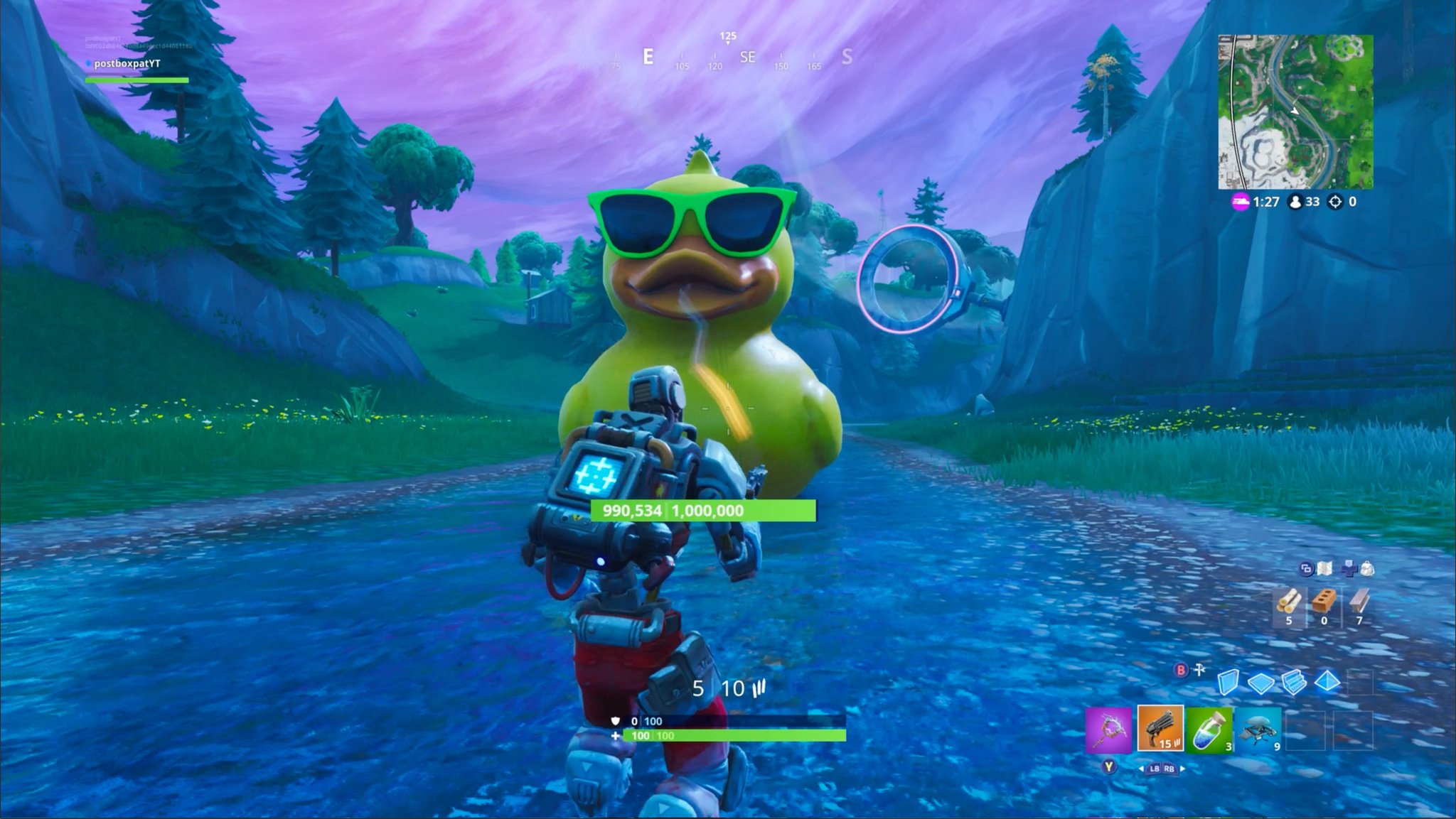 Fortnite rubber ducky location