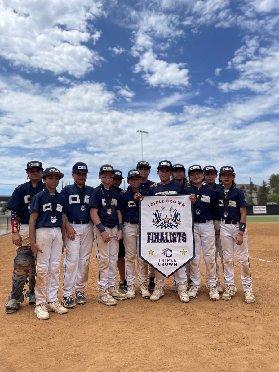 AnthonySoto27's tweet photo. CBA Victus San Diego 11u played in the 12u division and competed really well. Lost in the championship game but definitely got better for it. Proud of the boys. Back to work!
⁦@CBABaseballUSA⁩ ⁦@CBAvictusSD⁩ ⁦⁦⁦@MattJervis22⁩ ⁦⁦@triplecrownspts⁩ https://t.co/sR01fka0mA