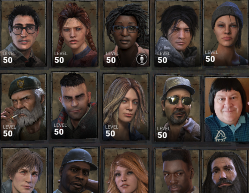 PaulieEsther1's tweet photo. Looks like #DeadbyDaylight plans to update some of the character portrait files again in the game?

A dev gave me a sneak peek.🤭

JK but thank you to whoever made this! 💖😃 https://t.co/RDVjrgWGfU