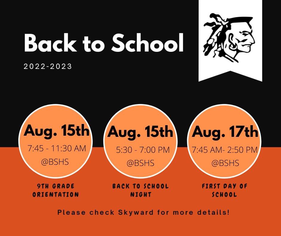 Braves families - please check Skyward for more information about next week! #204BravesPride