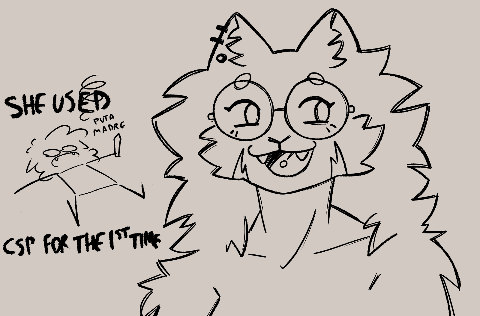 🍄 The Fairy Ring! 🍄🌈🎶 on Twitter "of course my first csp art is furry