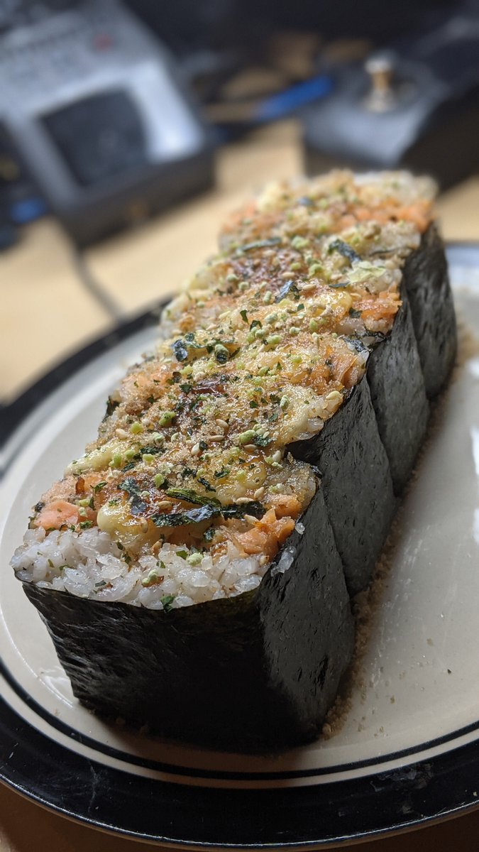GeoffBisente's tweet photo. Today is 8.08! (Hawai'i's area code)

Happy #SpamMusubiDay!

I have a goal of making and giving away at least 50 Musubi and a bunch of Onigiri.

Hit me up here, DM, text, or call me if you're a local friend or Ohana and would like to stop by or get a drop off! 🤙🏾🤙🏾🤙🏾 https://t.co/4I3v1JtBpI