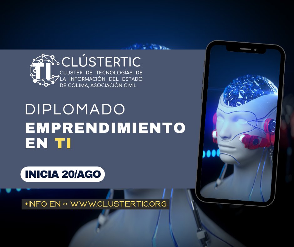 ClusterTIColima's tweet photo. DIPLOMADO Emprendimiento en TI. ¿Dónde encontrar ideas de negocio? Encontrar, validar y seleccionar ideas de negocios basadas en tecnologías. https://t.co/B791BFozmO
#TxDColima #colimainteligente #charlastic https://t.co/Gc3qWQM58a