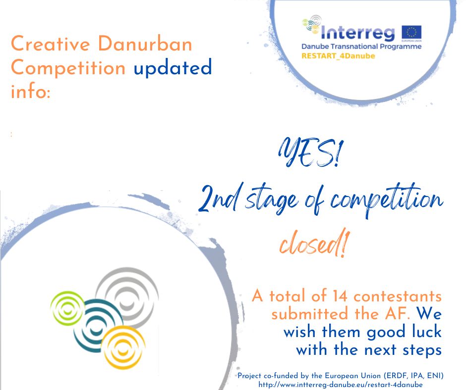 We received 14 applications for the second stage of our Creative Danurban Competition👍. Contestants elaborated their ideas further✍️ and in the next days they will learn who is invited to the 3⃣rd &amp; final stage of the competition (pitching session🗣️🎤). 
📢Stay tuned!📢