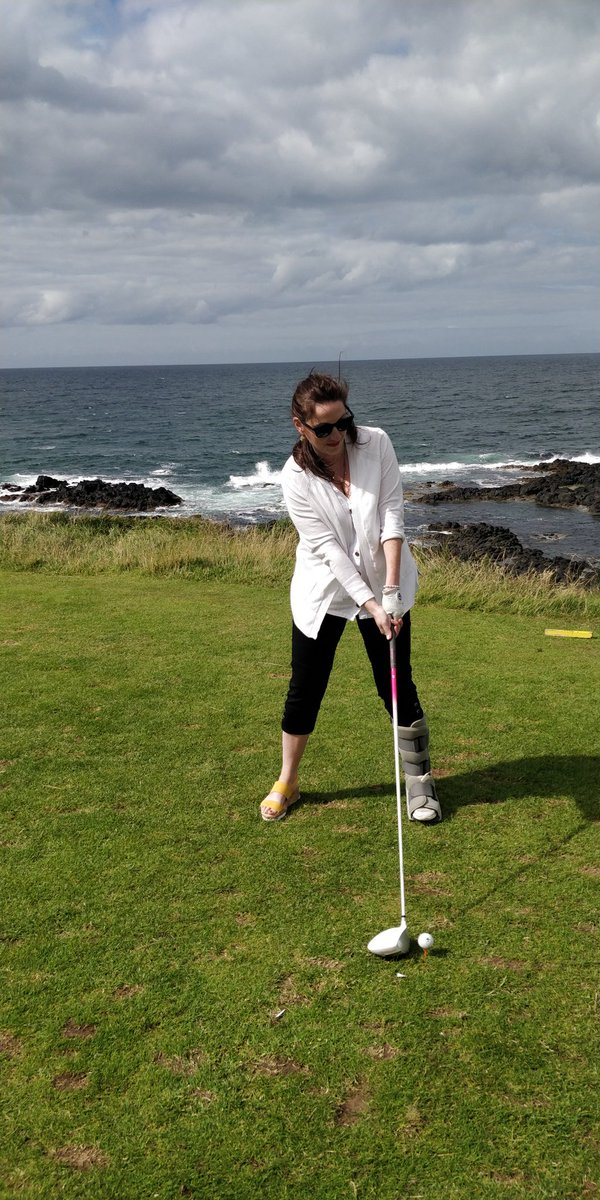 little_pengelly's tweet photo. Certainly not advisable...but as it turns out, possible!! 😅
On the wee Par 3 course up in Portstewart at the weekend 💙 #MissingGolf #TheBigBoot https://t.co/E5qiLvBbiL